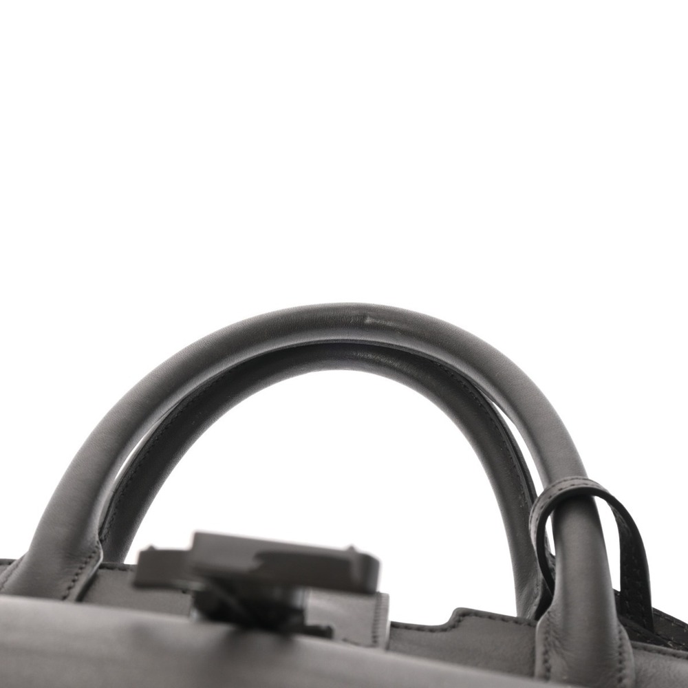 SAINT LAURENT Downtown Cabas Gray Crocodile Leather Handbag - Picture 4 of 10